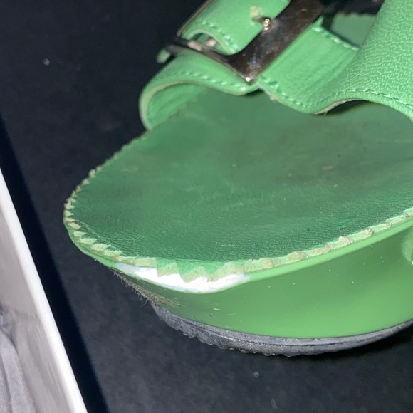 Casadei Green Wedge acrylic sandal - Picture 5 of 7